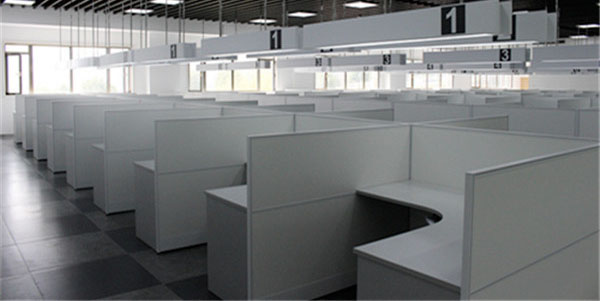 捷德中国企业办公家具配套员工公共办公室办公屏风款式